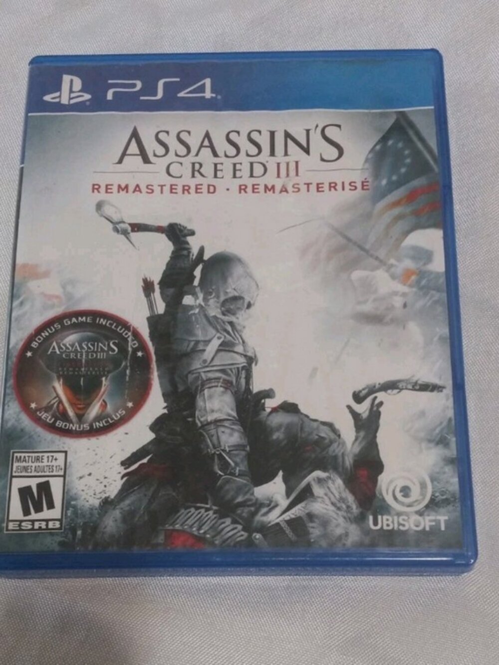 Assassin's Creed III 3: Remastered Sony PlayStation 4 PS4, 2019